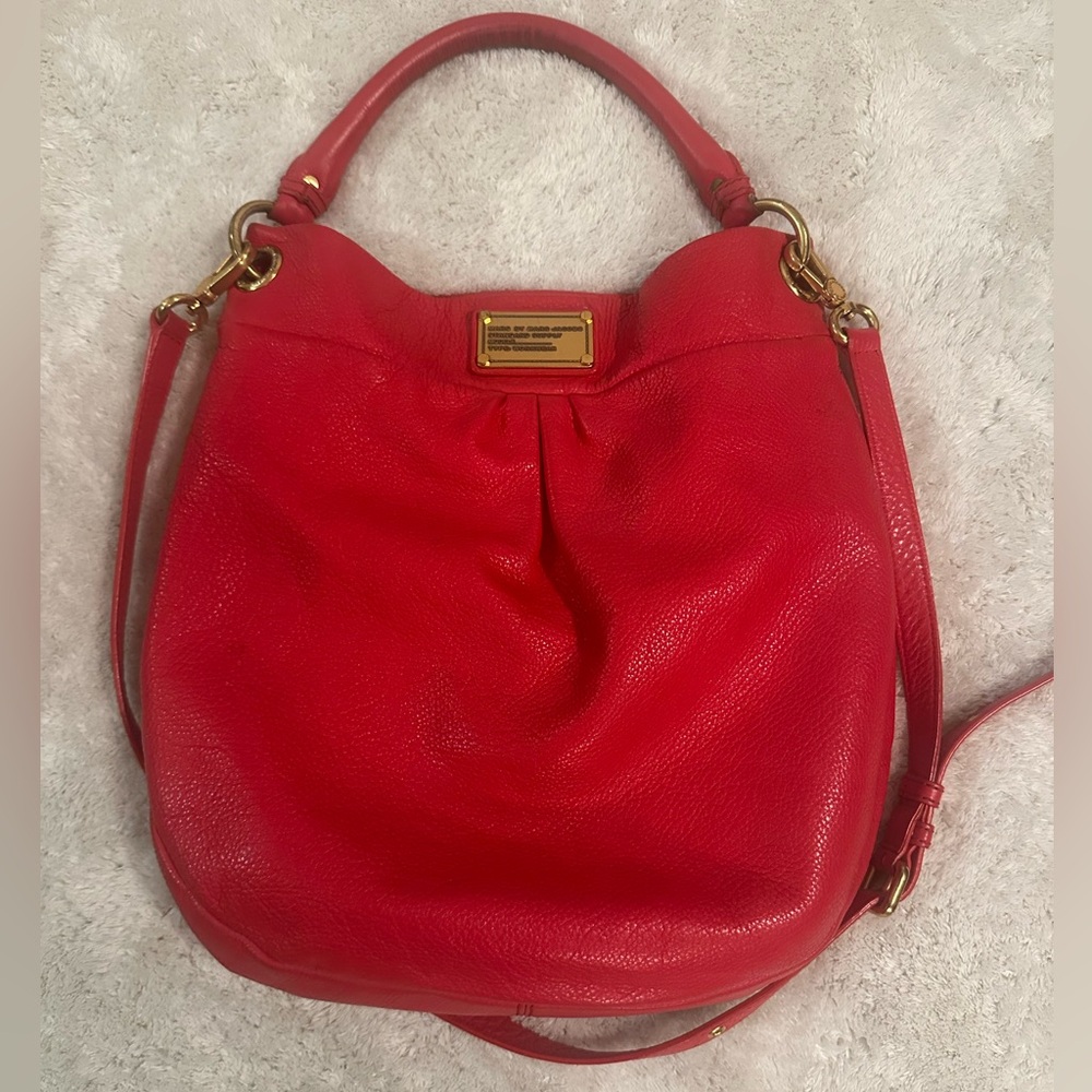 Marc By Marc Jacobs Leather Hobo Bag